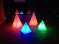 Akku-LED-Pyramide