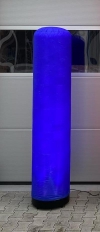 LED Aircone 2,50m Säule blau - Tagesmiete - Mieten