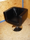 Lounge-Sessel Leder schwarz - Tagesmiete - Mieten